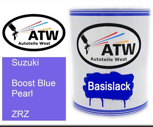 Suzuki, Boost Blue Pearl, ZRZ: 1L Lackdose, von ATW Autoteile West.